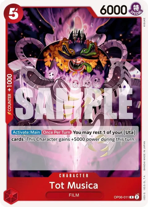 Tot Musica OP06-011 One Piece card from Wings of the Captain