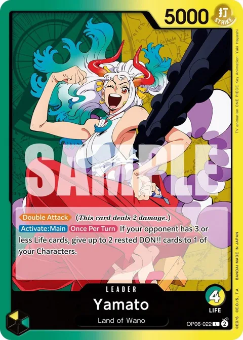 Yamato OP06-022 OP06 One Piece card from Wings of the Captain