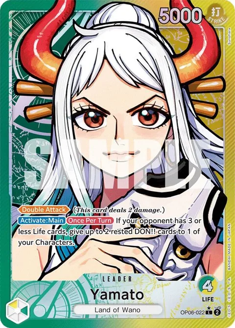 Yamato Alt Art OP06-022 One Piece card from Wings of the Captain