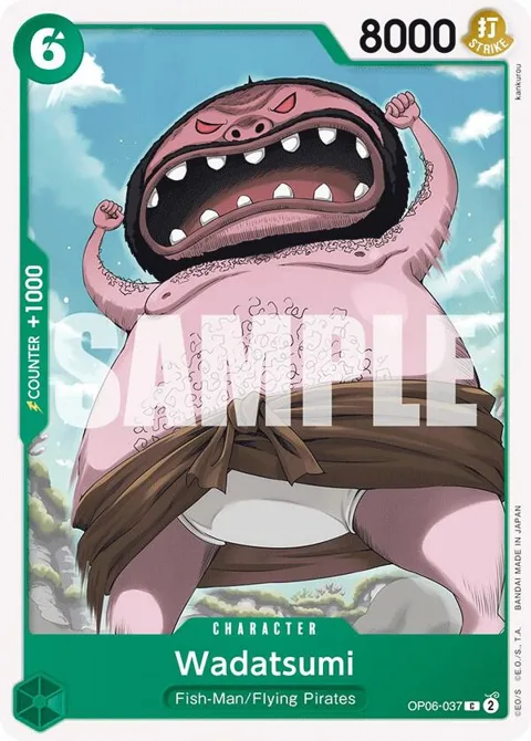 Wadatsumi OP06-037 One Piece card from Wings of the Captain