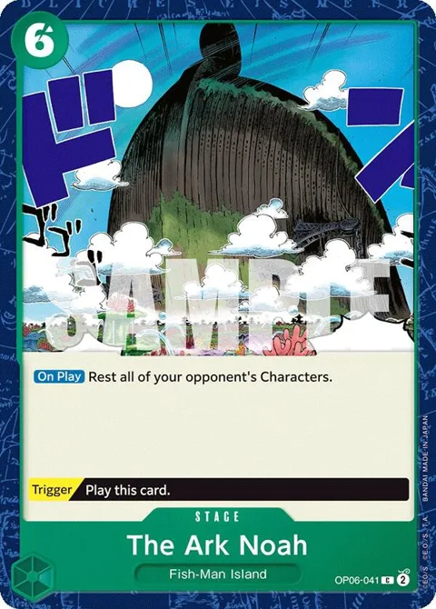 The Ark Noah OP06-041 One Piece card from Wings of the Captain