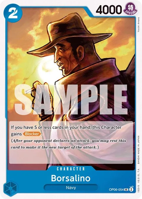 Borsalino OP06-054 One Piece card from Wings of the Captain