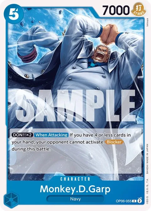 Monkey.D.Garp OP06-055 One Piece card from Wings of the Captain
