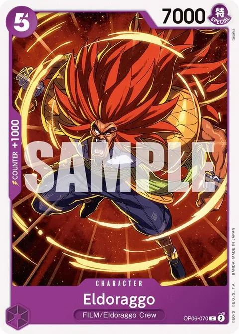 Eldoraggo OP06-070 One Piece card from Wings of the Captain
