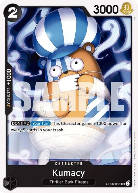 Kumacy OP06-085 One Piece card from Wings of the Captain