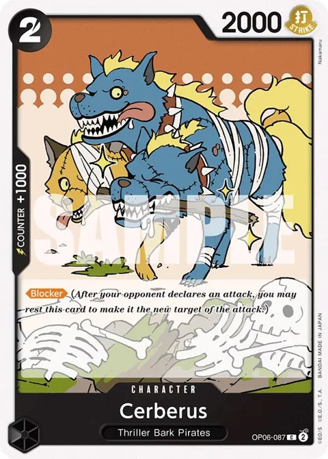 Cerberus OP06-087 One Piece card from Wings of the Captain