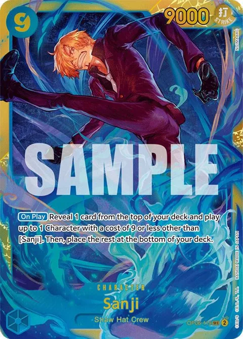 Sanji OP06-119 One Piece card from Wings of the Captain