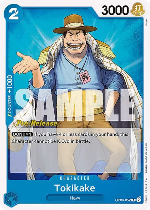 Tokikake OP06-052 Pre-Release One Piece card from Wings of the Captain Pre-Release Cards