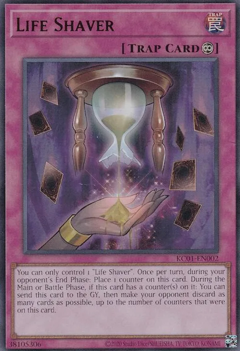 Life Shaver KC01-EN002 Yu-Gi-Oh card from 25th Anniversary Ultimate Kaiba Set