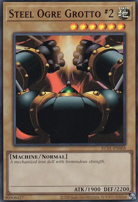 Steel Ogre Grotto #2 KC01-EN008 Yu-Gi-Oh card from 25th Anniversary Ultimate Kaiba Set