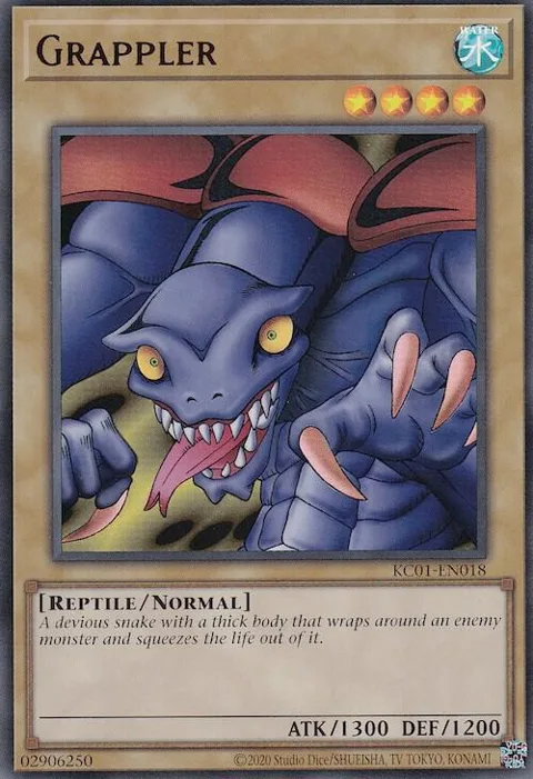 Grappler KC01-EN018 Yu-Gi-Oh card from 25th Anniversary Ultimate Kaiba Set