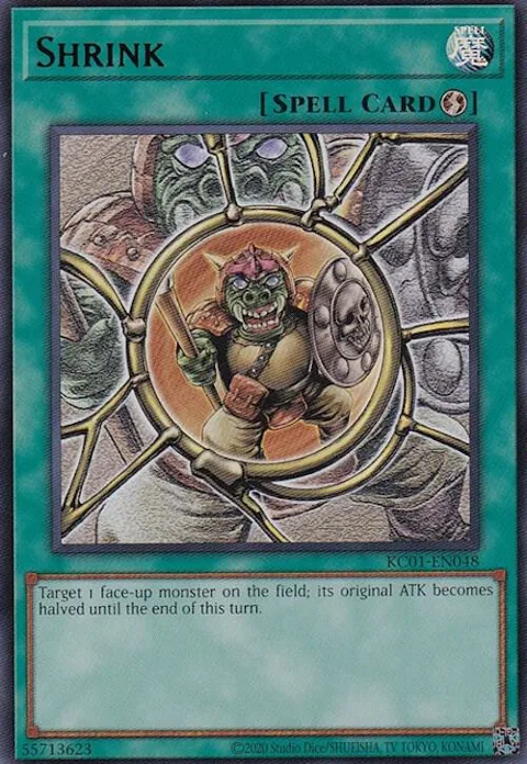 Shrink KC01-EN048 Yu-Gi-Oh card from 25th Anniversary Ultimate Kaiba Set