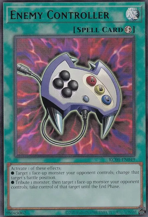 Enemy Controller KC01-EN049 Yu-Gi-Oh card from 25th Anniversary Ultimate Kaiba Set