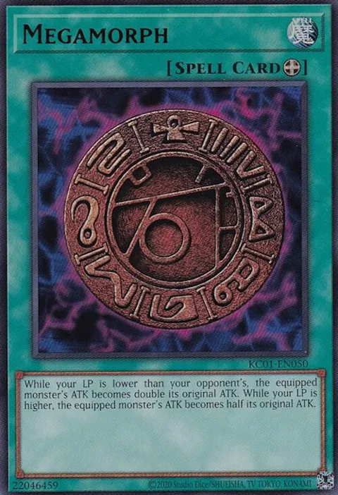 Megamorph KC01-EN050 Yu-Gi-Oh card from 25th Anniversary Ultimate Kaiba Set