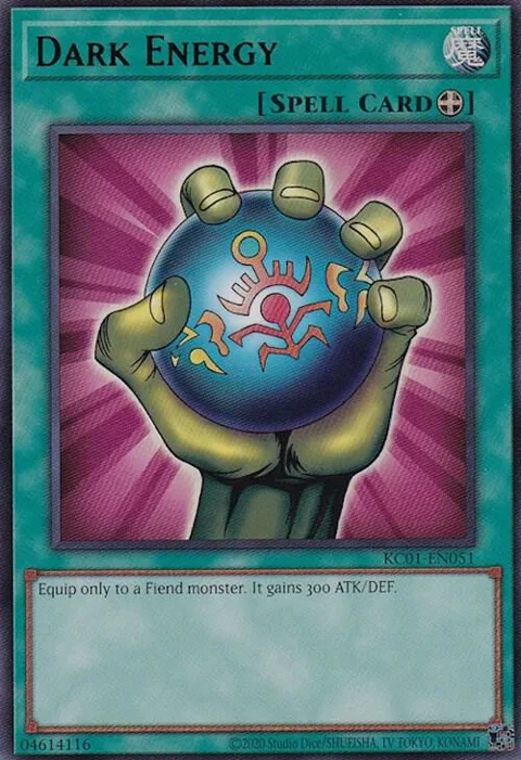 Dark Energy KC01-EN051 Yu-Gi-Oh card from 25th Anniversary Ultimate Kaiba Set