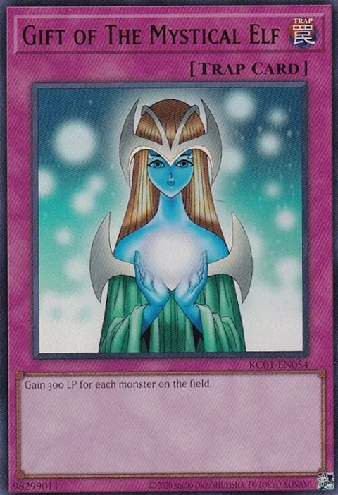 Gift of The Mystical Elf KC01-EN054 Yu-Gi-Oh card from 25th Anniversary Ultimate Kaiba Set
