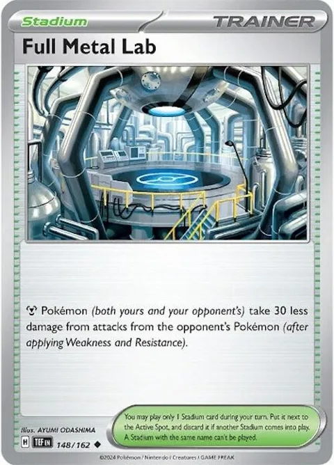 Full Metal Lab #148/162 Pokémon card from Temporal Forces