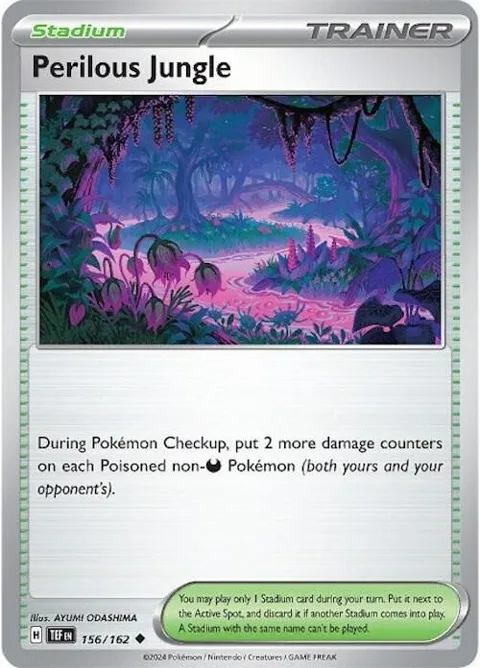 Perilous Jungle #156/162 Reverse Holofoil Pokémon card from Temporal Forces