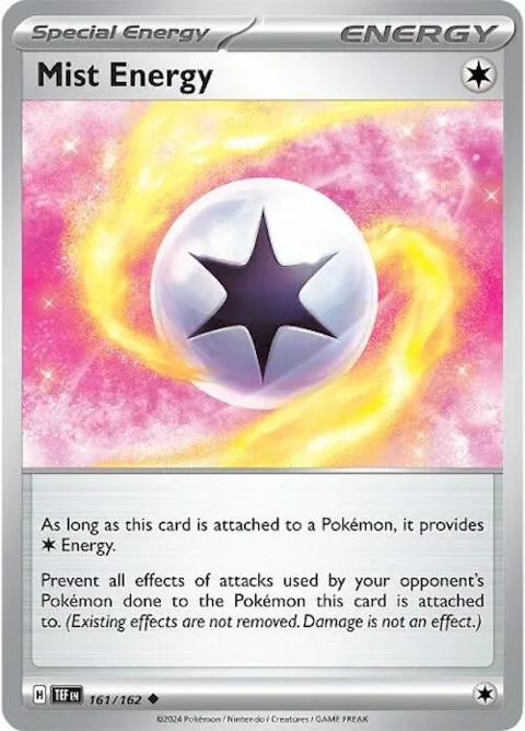 Mist Energy #161/162 Reverse Holofoil Pokémon card from Temporal Forces