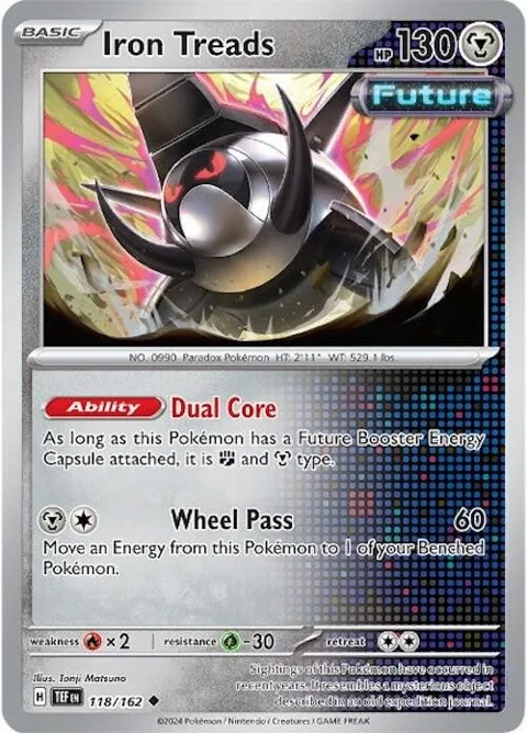 Iron Treads #118/162 Pokémon card from Temporal Forces