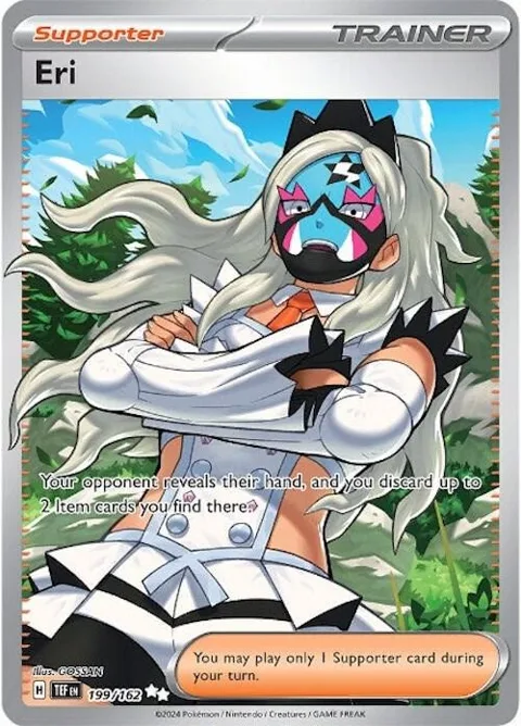 Eri #199/162 Holofoil Pokémon card from Temporal Forces