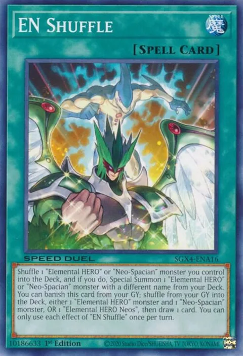 EN Shuffle SGX4-ENA16 Yu-Gi-Oh card from Speed Duel GX: Midterm Destruction