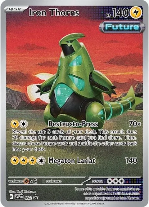 Iron Thorns #098 Holofoil Pokémon card from Scarlet & Violet Promo Cards