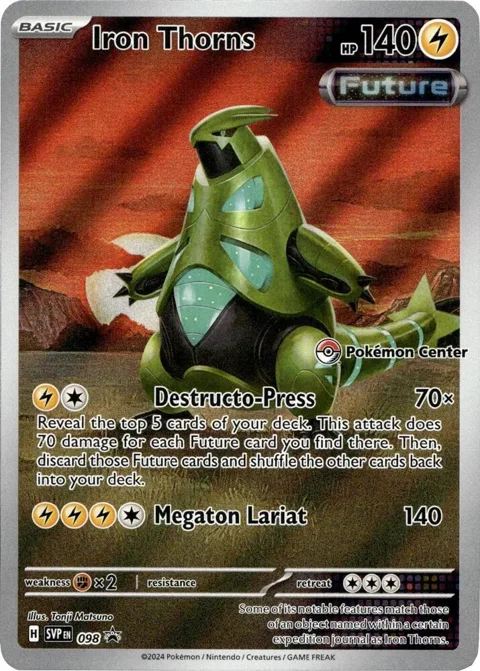 Iron Thorns - 098 Pokemon Center #098 Holofoil Pokémon card from Scarlet & Violet Promo Cards