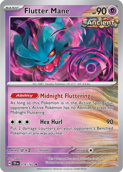 Flutter Mane #078/162 Pokémon card from Deck Exclusives