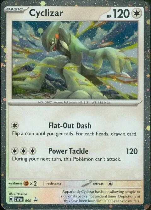 Cyclizar #096 Holofoil Pokémon card from Scarlet & Violet Promo Cards