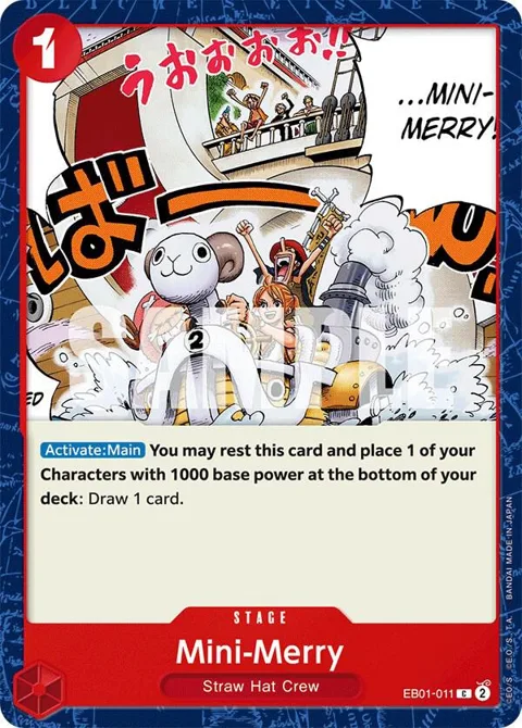 Mini-Merry EB01-011 One Piece card from Extra Booster: Memorial Collection