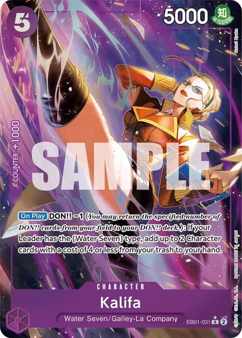 Kalifa Alt Art EB01-031 One Piece card from Extra Booster: Memorial Collection