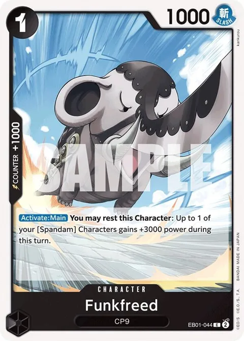 Funkfreed EB01-044 One Piece card from Extra Booster: Memorial Collection