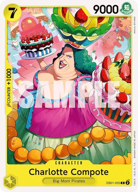 Charlotte Compote EB01-055 One Piece card from Extra Booster: Memorial Collection