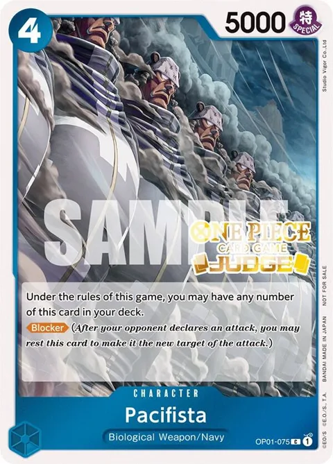Pacifista Judge Pack Vol. 3 OP01-075 One Piece card from One Piece Promotion Cards