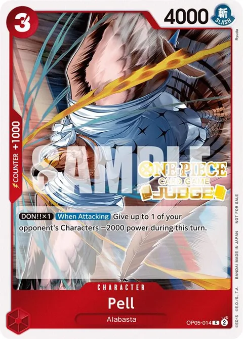 Pell Judge Pack Vol. 3 OP05-014 One Piece card from One Piece Promotion Cards