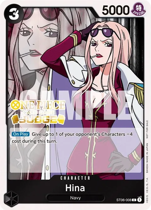 Hina Judge Pack Vol. 3 ST06-008 One Piece card from One Piece Promotion Cards