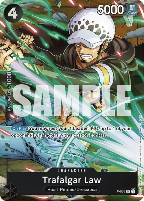 Trafalgar Law Event Pack Vol. 4 P-038 One Piece card from One Piece Promotion Cards