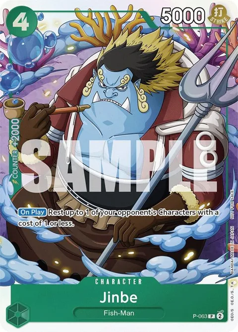 Jinbe Event Pack Vol. 4 P-063 One Piece card from One Piece Promotion Cards