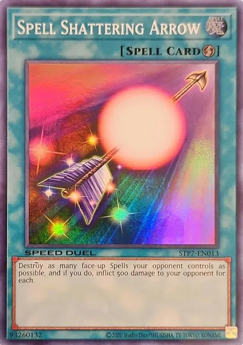 Spell Shattering Arrow STP7-EN013 Yu-Gi-Oh card from Speed Duel: Tournament Pack 7