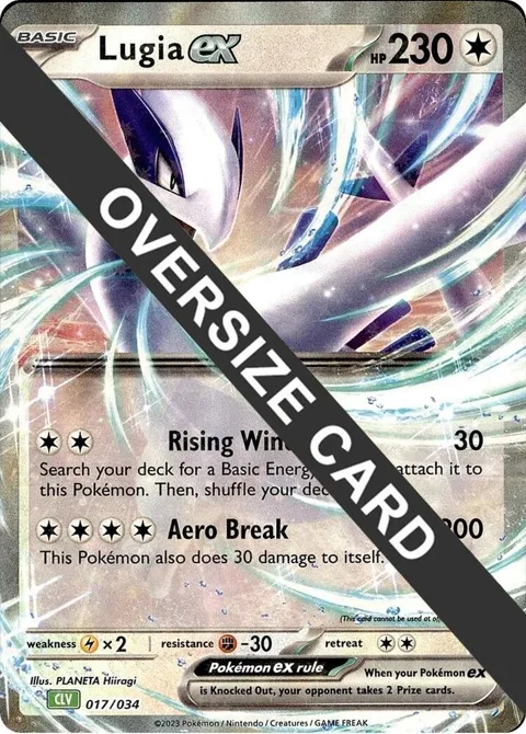 Lugia ex #017/034 Holofoil Pokémon card from Jumbo Cards