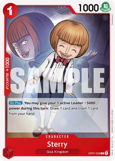 Sterry OP07-006 One Piece card from 500 Years in the Future