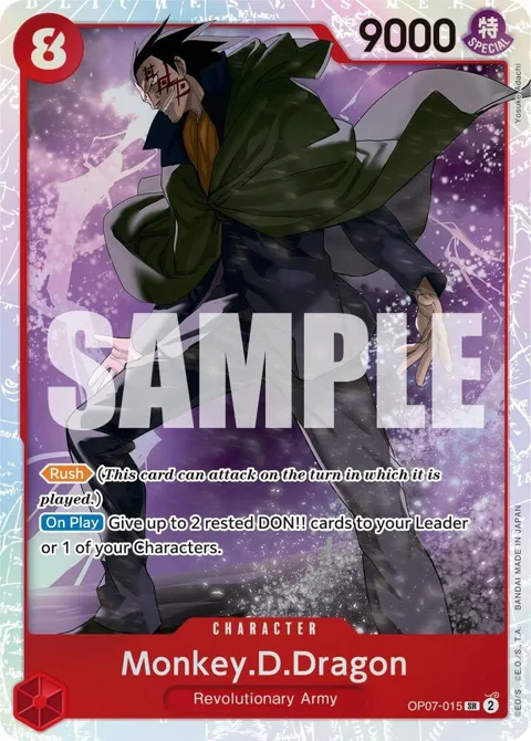 Monkey.D.Dragon OP07-015 OP07 One Piece card from 500 Years in the Future