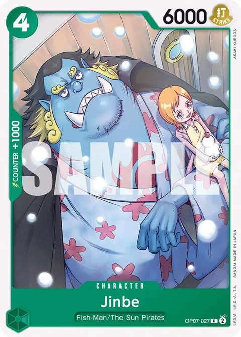 Jinbe OP07-027 One Piece card from 500 Years in the Future