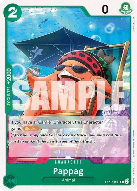 Pappag OP07-030 One Piece card from 500 Years in the Future