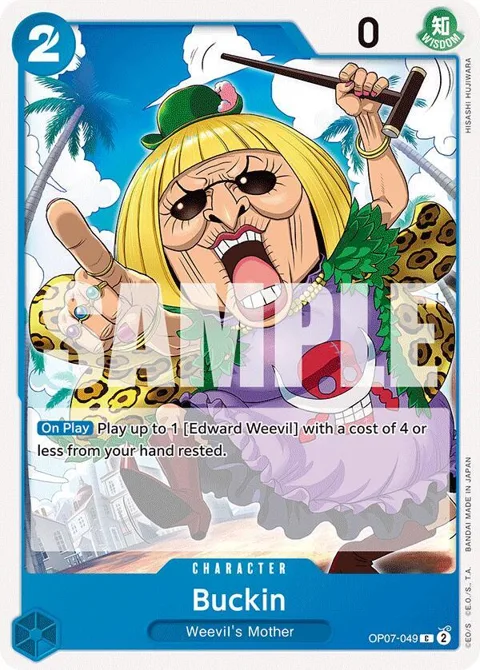 Buckin OP07-049 One Piece card from 500 Years in the Future