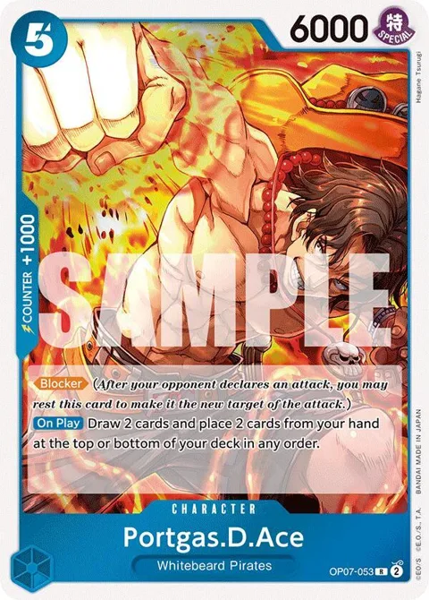 Portgas.D.Ace OP07-053 One Piece card from 500 Years in the Future