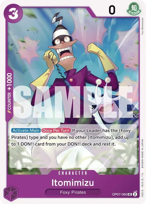 Itomimizu OP07-060 One Piece card from 500 Years in the Future