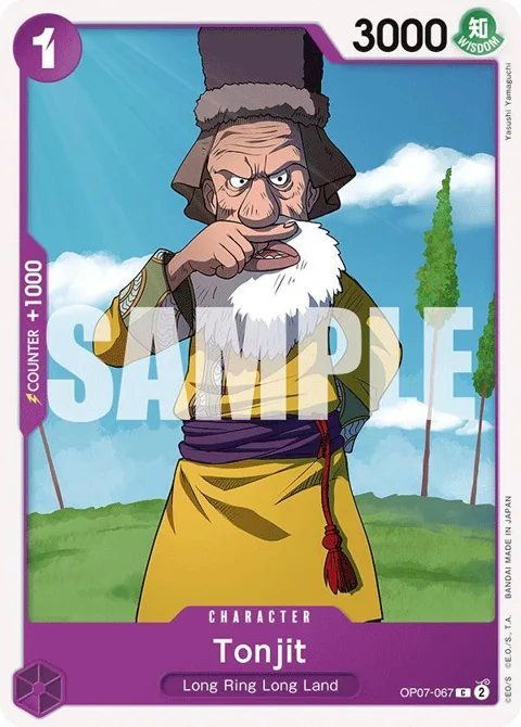 Tonjit OP07-067 One Piece card from 500 Years in the Future