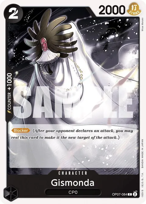 Gismonda OP07-084 One Piece card from 500 Years in the Future